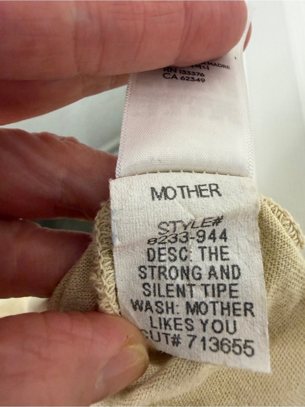 MOTHER The Strong and Silent Tipe Tank Top Cactus- XS- Butter Yellow- MSRP $118 - Picture 5 of 8
